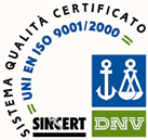 sistema di qualit&agrave; certificato uni es iso 90001/2000